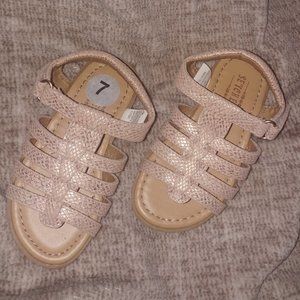 Toddler Girl Sandals Size 7 *NEW8